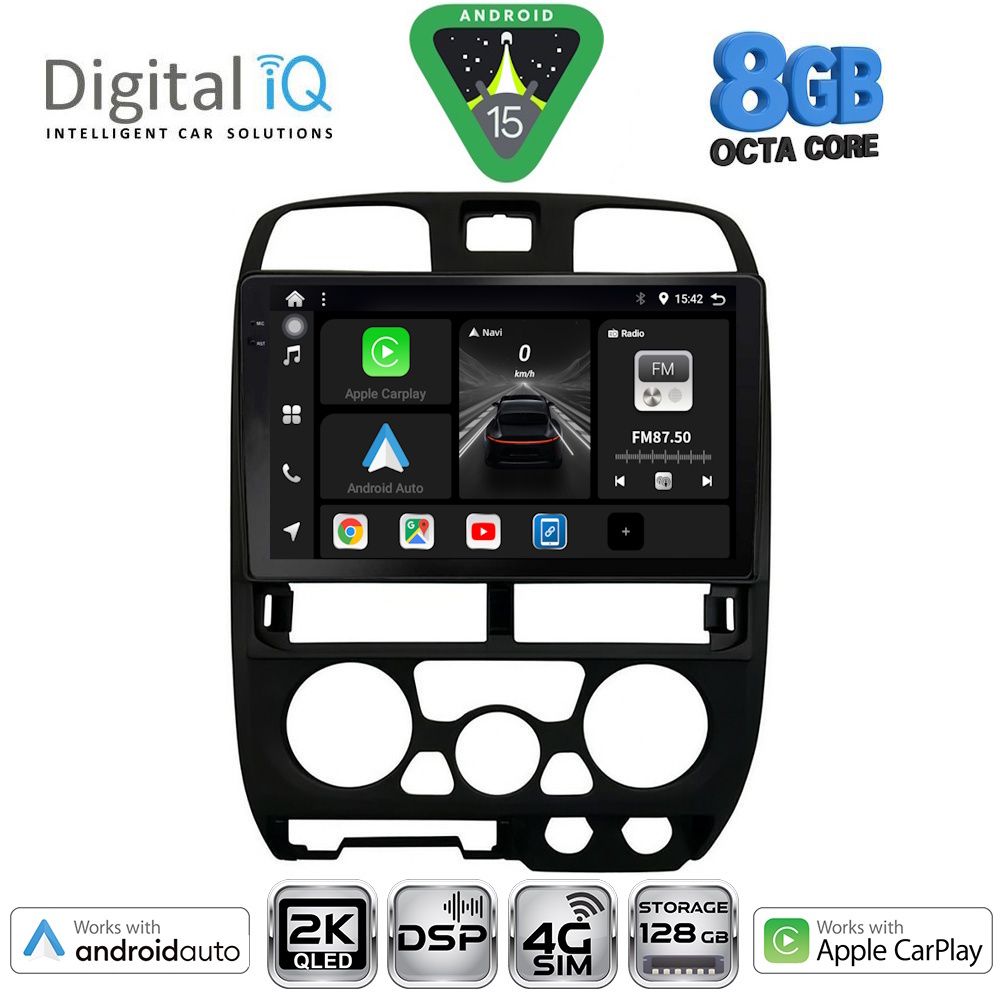 Βλησαρούλης Car Center - DIGITAL IQ BXF 11253BL_CPAA (9inc) MULTIMEDIA TABLET for ISUZU D-MAX mod. 2002-2008 (BLACK)