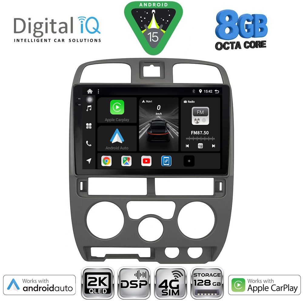 Βλησαρούλης Car Center - DIGITAL IQ BXF 11253GR_CPAA (9inc) MULTIMEDIA TABLET for ISUZU D-MAX mod. 2002-2008 (GREY)