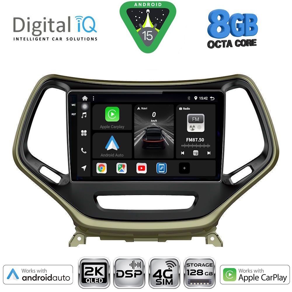 Βλησαρούλης Car Center - DIGITAL IQ BXF 11273_CPAA (10inc) MULTIMEDIA TABLET for JEEP CHEROKEE mod. 2014>