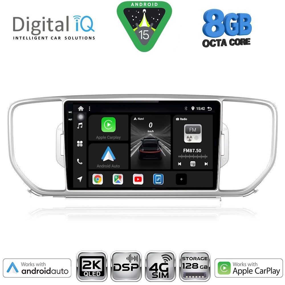 Βλησαρούλης Car Center - DIGITAL IQ BXF 11326_CPAA (9inc) MULTIMEDIA TABLET for KIA SPORTAGE mod. 2015-2018