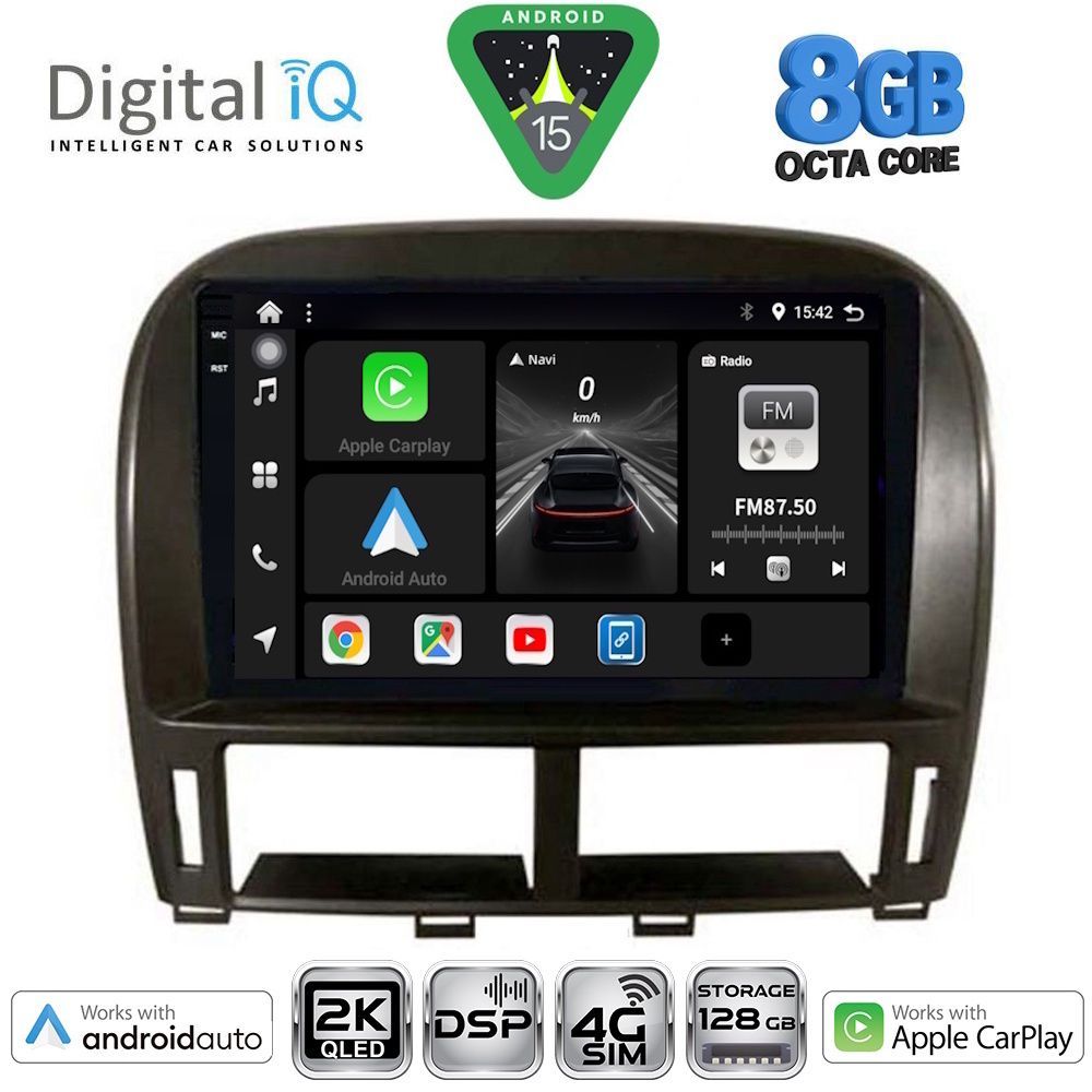 Βλησαρούλης Car Center - DIGITAL IQ BXF 11343_CPAA (9inc) MULTIMEDIA TABLET for LEXUS LS 430 – XF 430 mod. 2000-2006