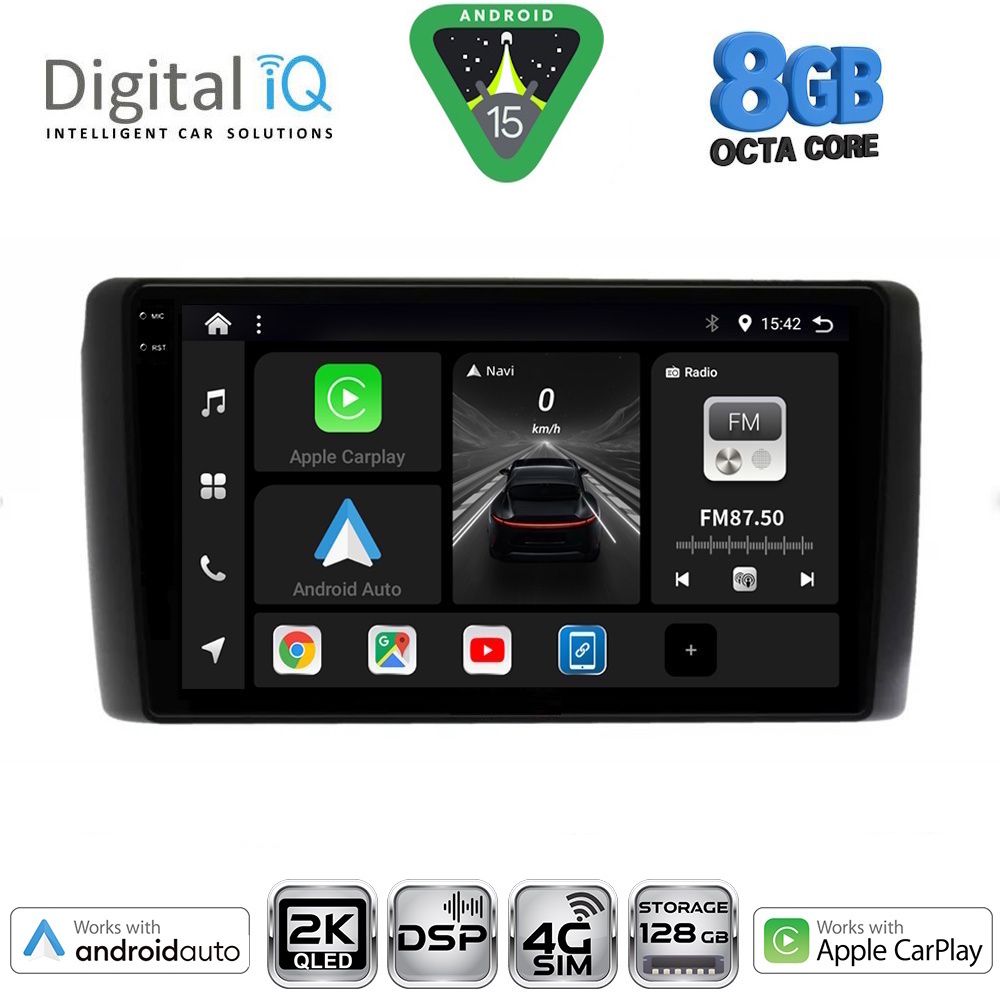 Βλησαρούλης Car Center - DIGITAL IQ BXF 11472_CPAA (9inc) MULTIMEDIA TABLET for NISSAN LEAF mod. 2009-2017