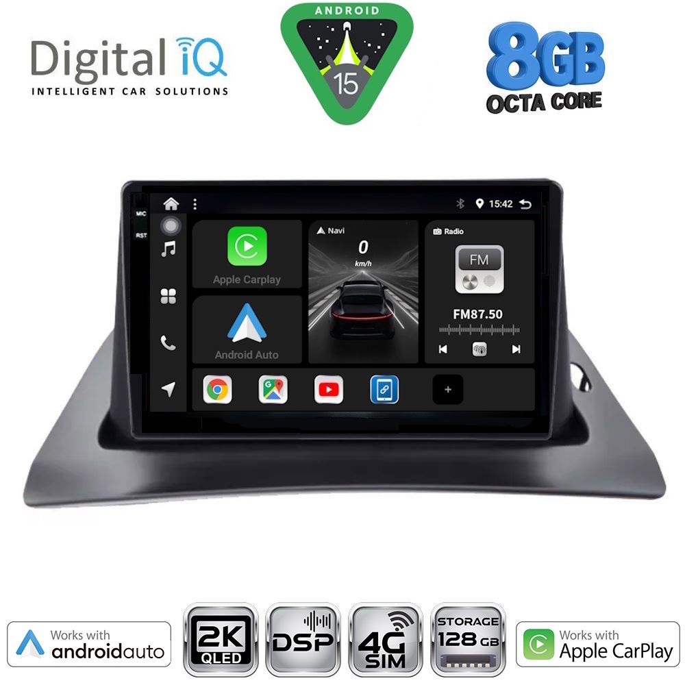 Βλησαρούλης Car Center - DIGITAL IQ BXF 11550_CPAA (9inc) MULTIMEDIA TABLET for RENAULT KANGOO mod. 2010>