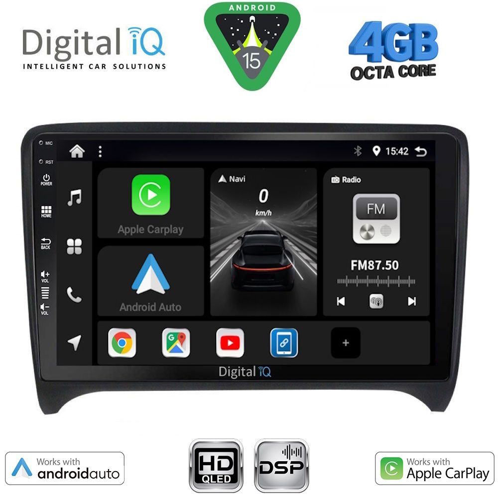 Βλησαρούλης Car Center - DIGITAL IQ BXF 6009_CPAA (9inc) MULTIMEDIA TABLET for AUDI TT  mod. 2007-2015