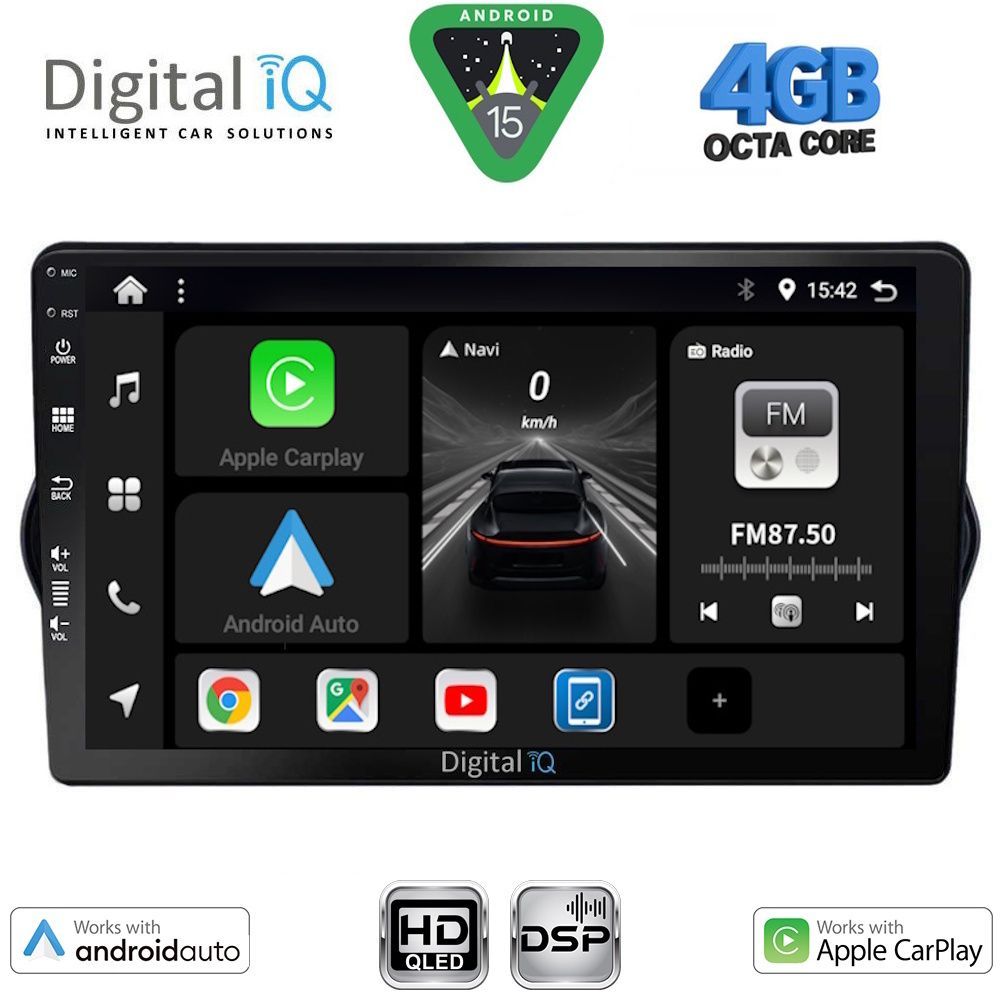 Βλησαρούλης Car Center - DIGITAL IQ BXF 6148_CPAA (9inc) MULTIMEDIA TABLET for FIAT TIPO mod. 2015-2023