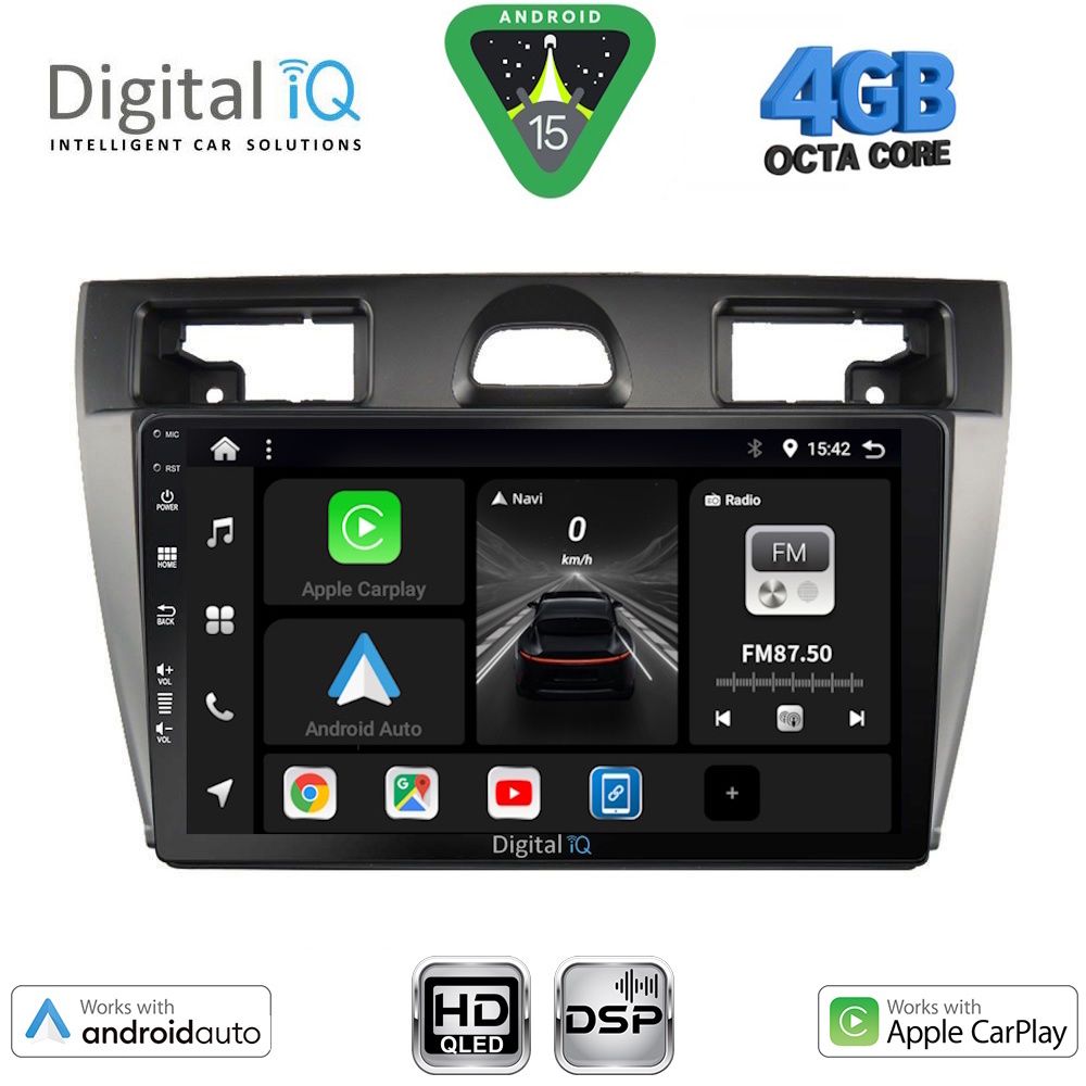 Βλησαρούλης Car Center - DIGITAL IQ BXF 6153_CPAA (9inc) MULTIMEDIA TABLET for FORD FIESTA mod. 2005-2008