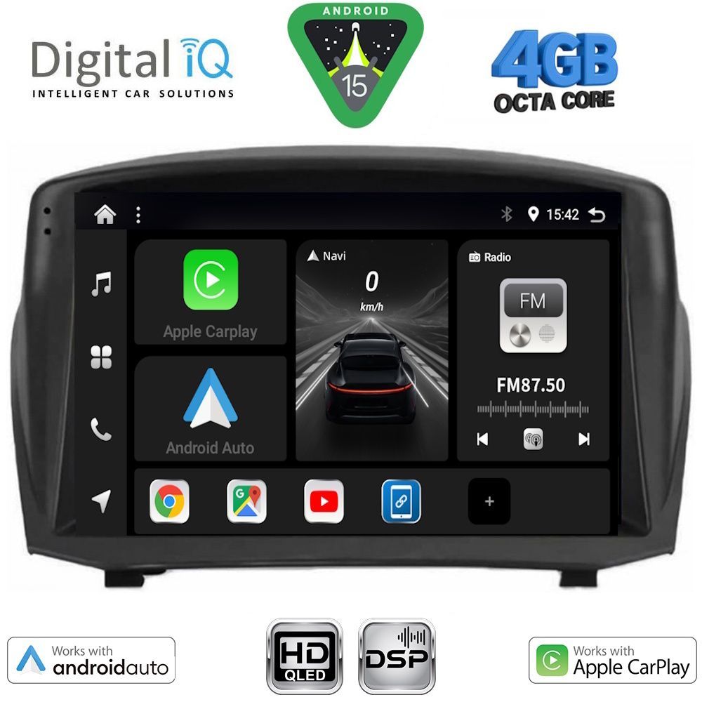 Βλησαρούλης Car Center - DIGITAL IQ BXF 6154B_CPAA (9inc) MULTIMEDIA TABLET for FORD FIESTA mod. 2008-2017