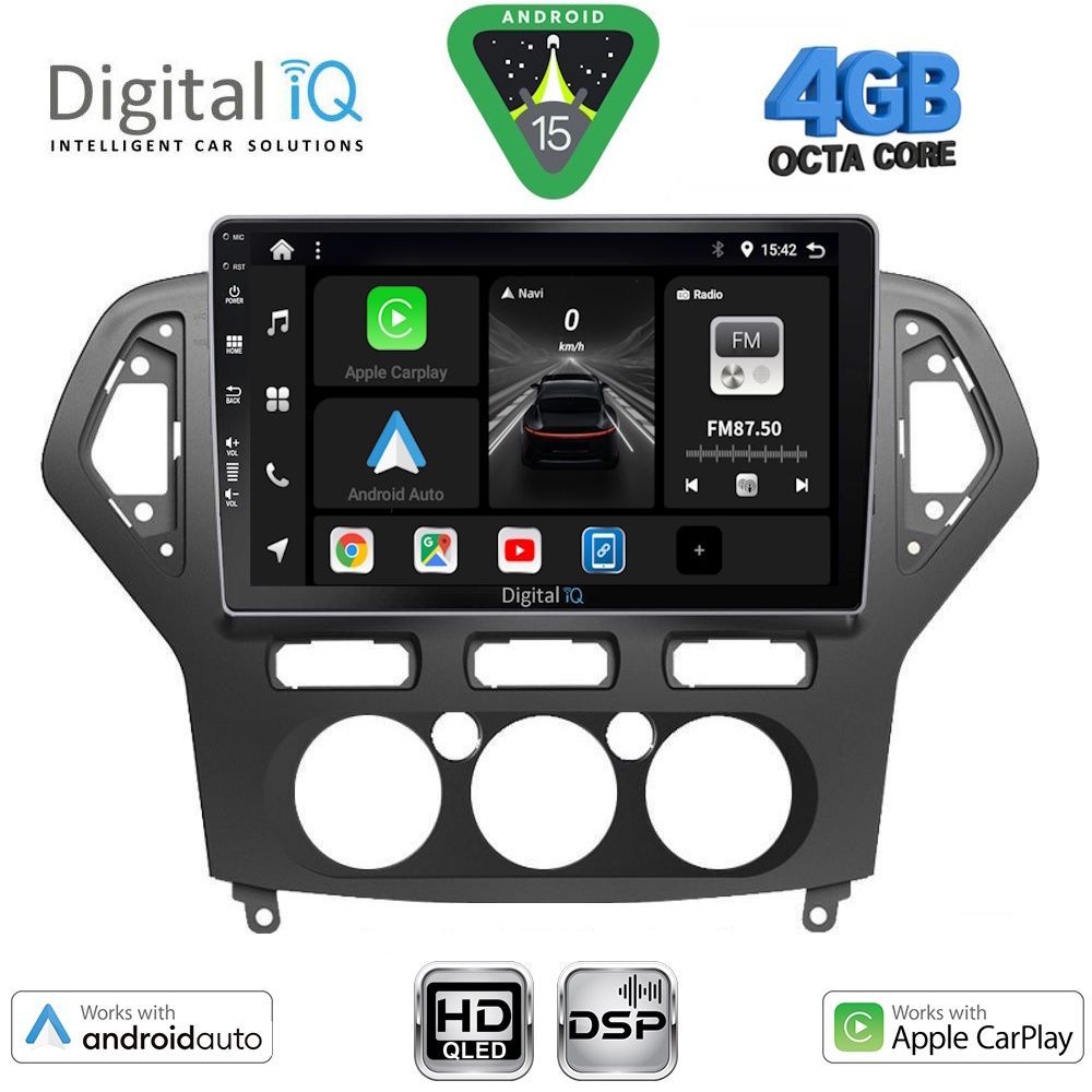Βλησαρούλης Car Center - DIGITAL IQ BXF 6162_CPAA A/C (10inc) MULTIMEDIA TABLET for FORD MONDEO mod. 2007-2011