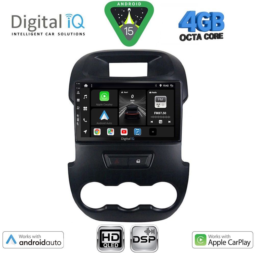 Βλησαρούλης Car Center - DIGITAL IQ BXF 6171_CPAA (9inc) MULTIMEDIA TABLET for FORD RANGER mod. 2011-2015