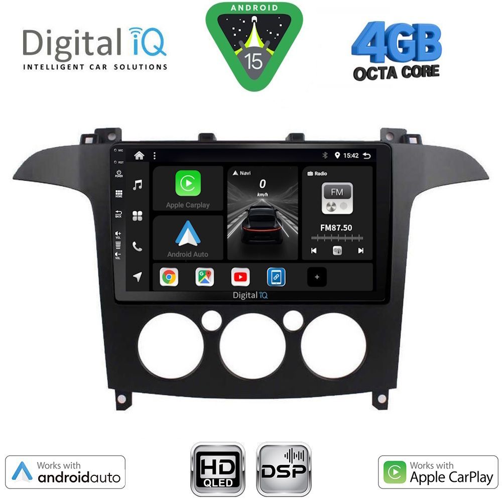 Βλησαρούλης Car Center - DIGITAL IQ BXF 6175_CPAA A/C (9inc) MULTIMEDIA TABLET for FORD SMAX mod. 2006-2014