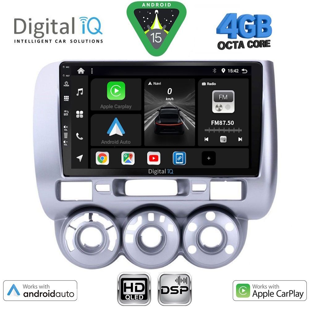 Βλησαρούλης Car Center - DIGITAL IQ BXF 6210_CPAA A/C (9inc) MULTIMEDIA TABLET for HONDA JAZZ mod. 2002-2008
