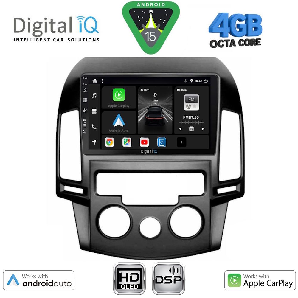 Βλησαρούλης Car Center - DIGITAL IQ BXF 6231_CPAA A/C (9inc) MULTIMEDIA TABLET for HYUNDAI i30 mod. 2007-2012