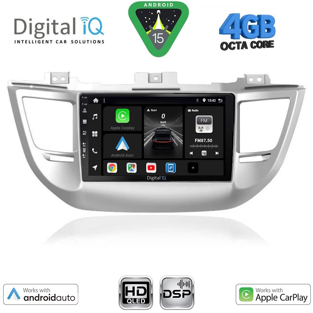 Βλησαρούλης Car Center - DIGITAL IQ BXF 6243_CPAA (9inc) MULTIMEDIA TABLET for HYUNDAI TUCSON  mod. 2015-2019