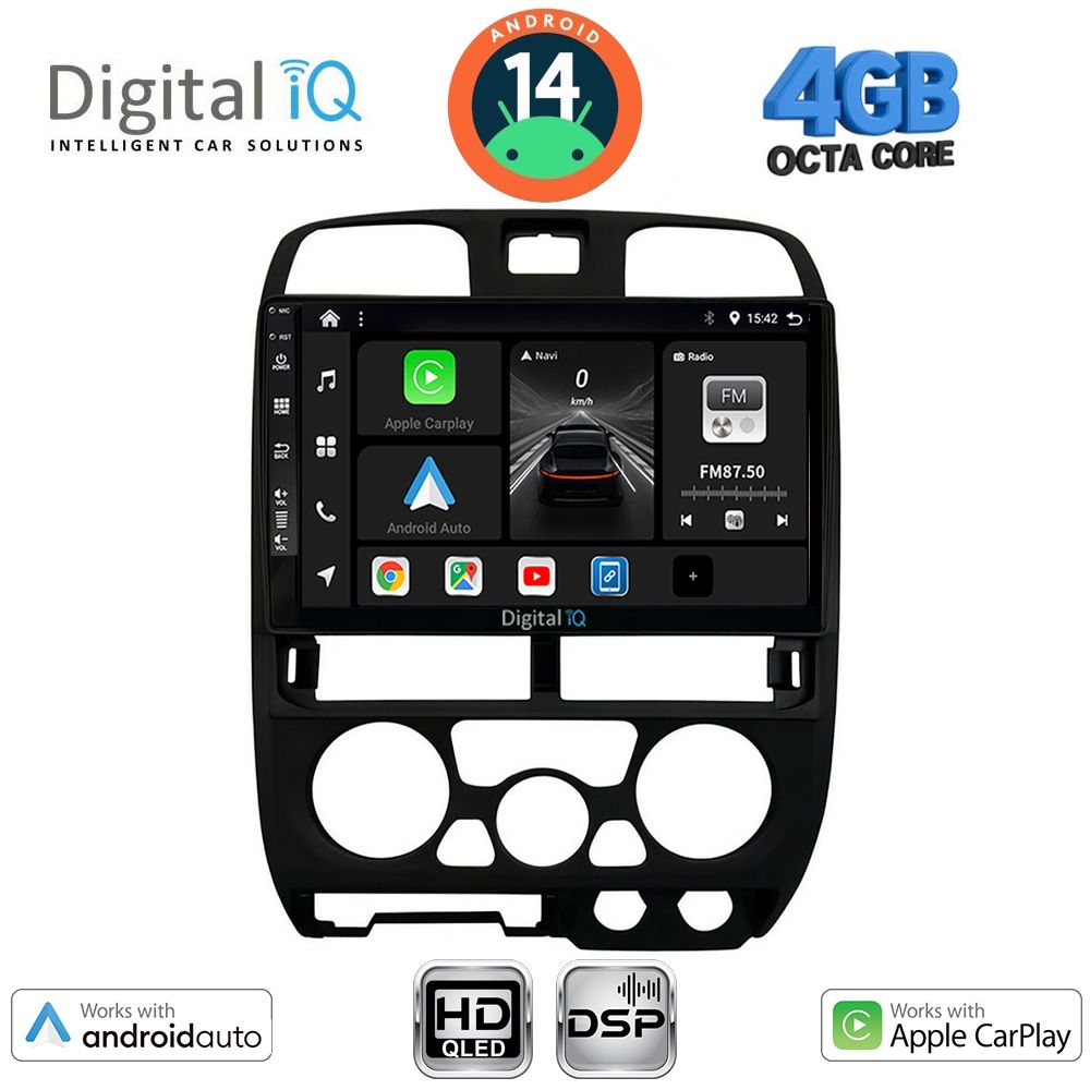 Βλησαρούλης Car Center - DIGITAL IQ BXF 6253BL_CPAA (9inc) MULTIMEDIA TABLET for ISUZU D-MAX mod. 2002-2008 (BLACK)