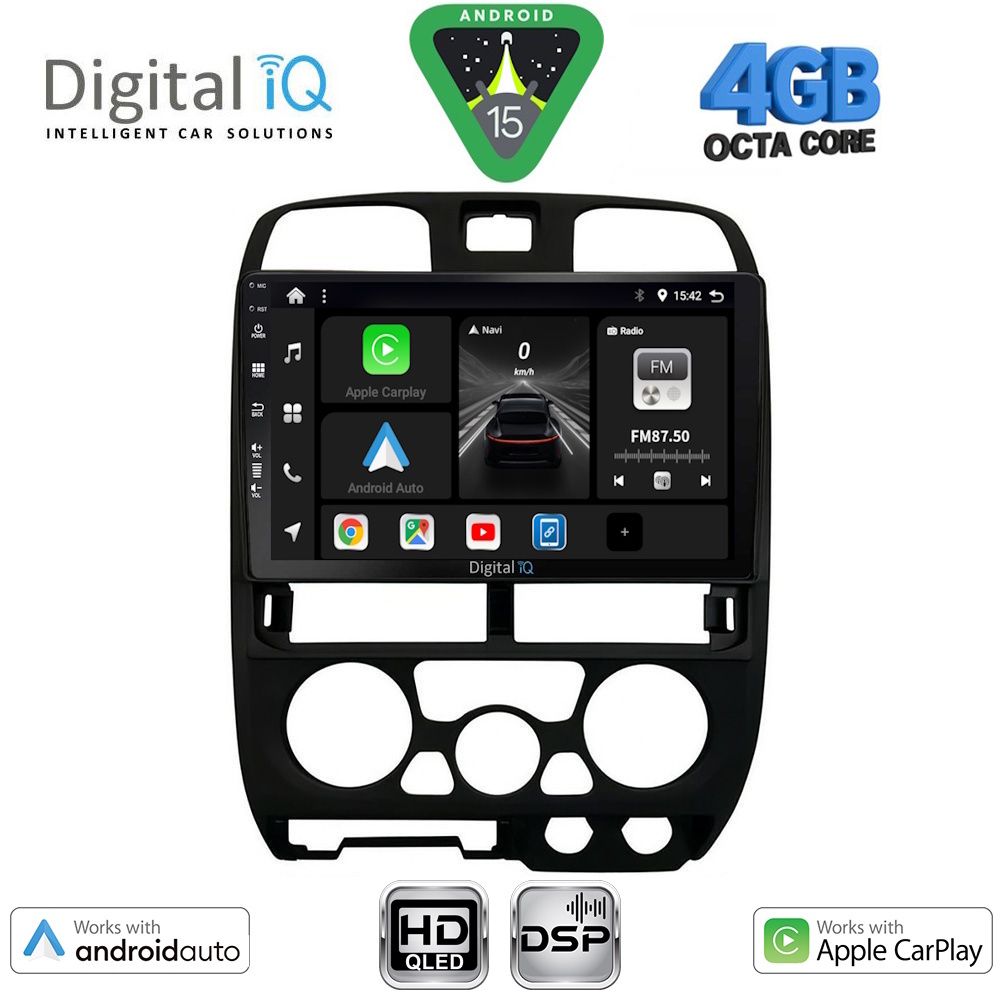 Βλησαρούλης Car Center - DIGITAL IQ BXF 6253BL_CPAA (9inc) MULTIMEDIA TABLET for ISUZU D-MAX mod. 2002-2008 (BLACK)