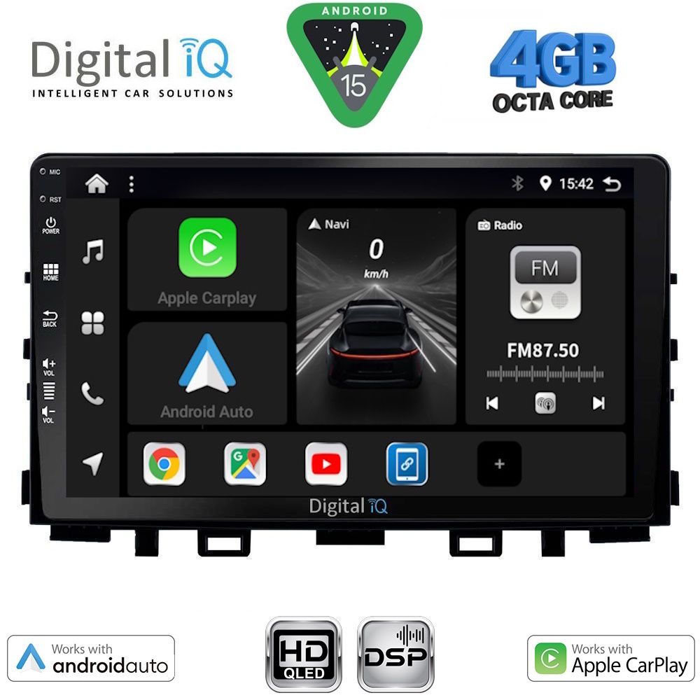 Βλησαρούλης Car Center - DIGITAL IQ BXF 6316_CPAA (9inc) MULTIMEDIA TABLET for KIA RIO mod. 2018> – STONIC mod. 2017>