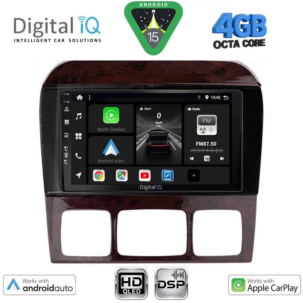 Βλησαρούλης Car Center - DIGITAL IQ BXF 6426_CPAA (9inc) MULTIMEDIA TABLET for MERCEDES  S  W220  mod. 1998-2005