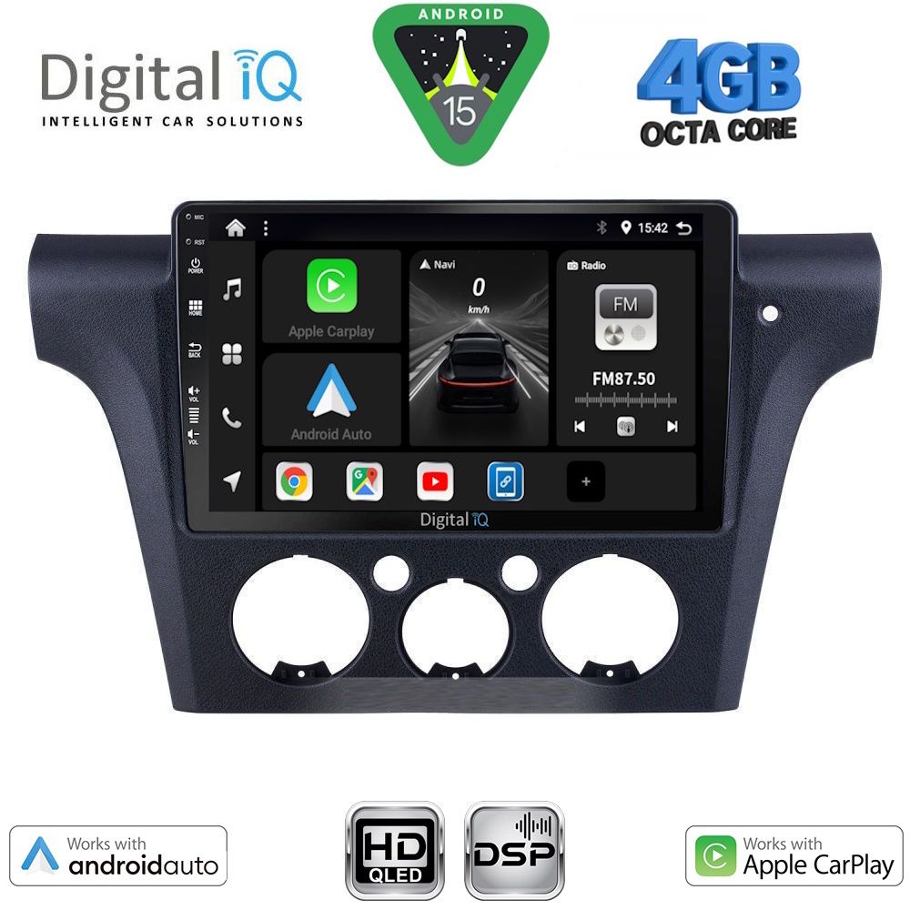 Βλησαρούλης Car Center - DIGITAL IQ BXF 6441_CPAA CLIMA (10inc) MULTIMEDIA TABLET for MITSUBISHI OUTLANDER mod. 2001-2005 with CLIMA