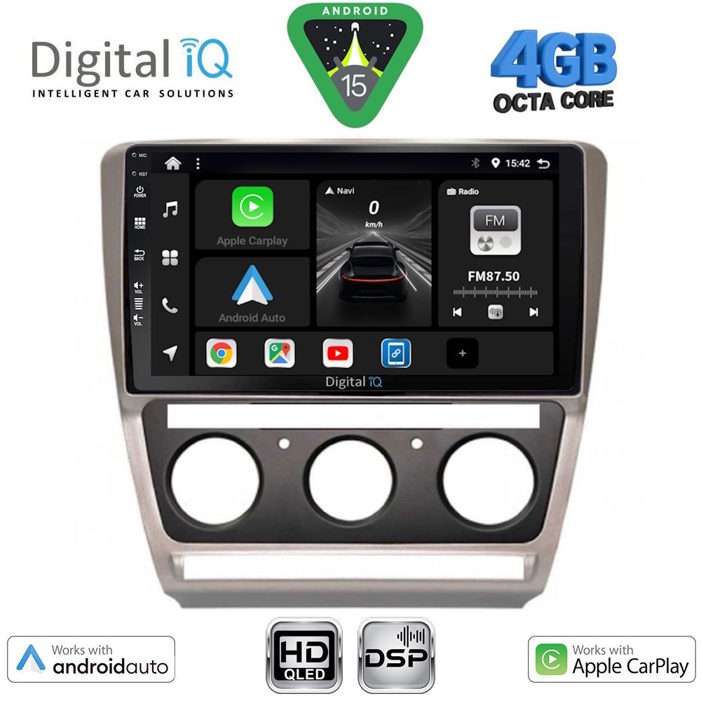 Βλησαρούλης Car Center - DIGITAL IQ BXF 6595_CPAA (10inc) MULTIMEDIA TABLET for SKODA OCTAVIA 5 mod. 2005-2012