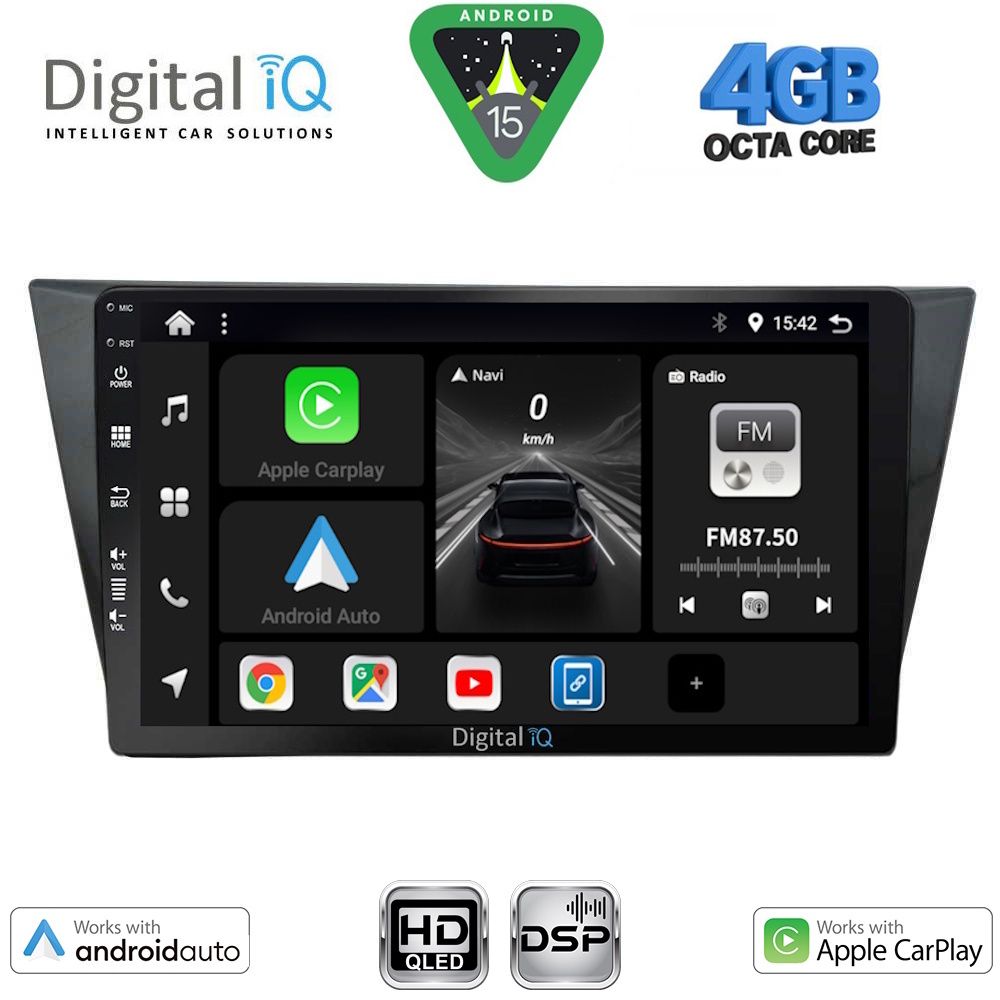 Βλησαρούλης Car Center - DIGITAL IQ BXF 6761_CPAA (10inc) MULTIMEDIA TABLET for VW TIGUAN mod. 2016-2024