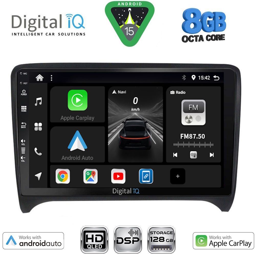 Βλησαρούλης Car Center - DIGITAL IQ BXF 7009_CPAA (9inc) MULTIMEDIA TABLET for AUDI TT  mod. 2007-2015