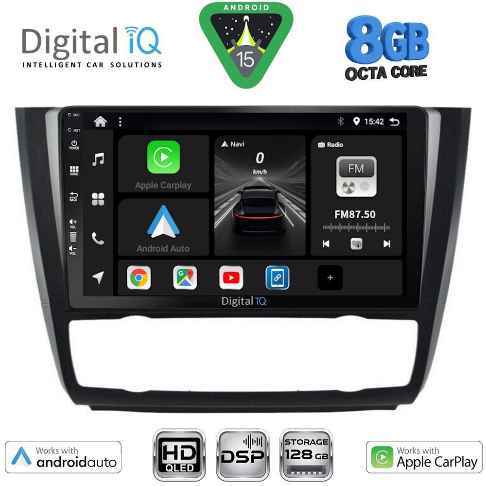 Βλησαρούλης Car Center - DIGITAL IQ BXF 7040_CPAA CLIMA (9inc) MULTIMEDIA TABLET for BMW S.1  E81-82-87-88 mod. 2004-2013