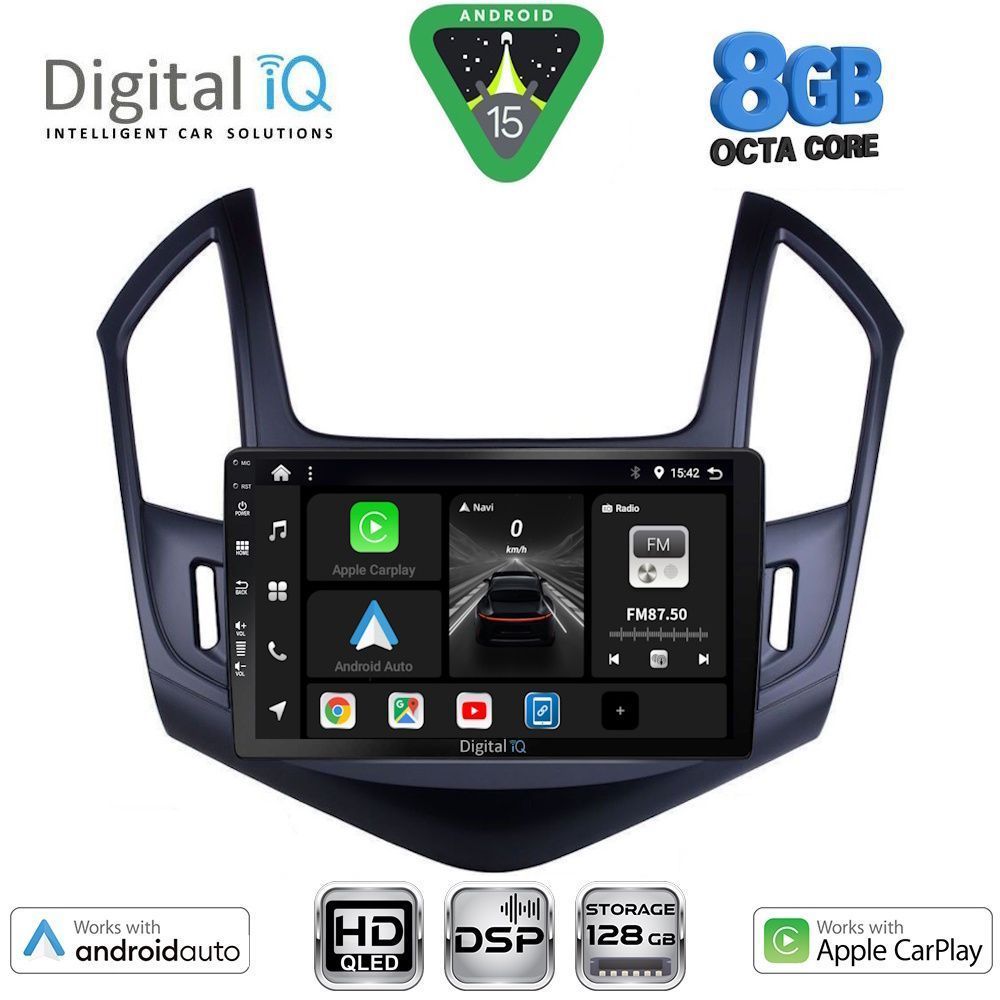 Βλησαρούλης Car Center - DIGITAL IQ BXF 7077_CPAA (9inc) MULTIMEDIA TABLET for CHEVROLET CRUZE mod. 2013-2015