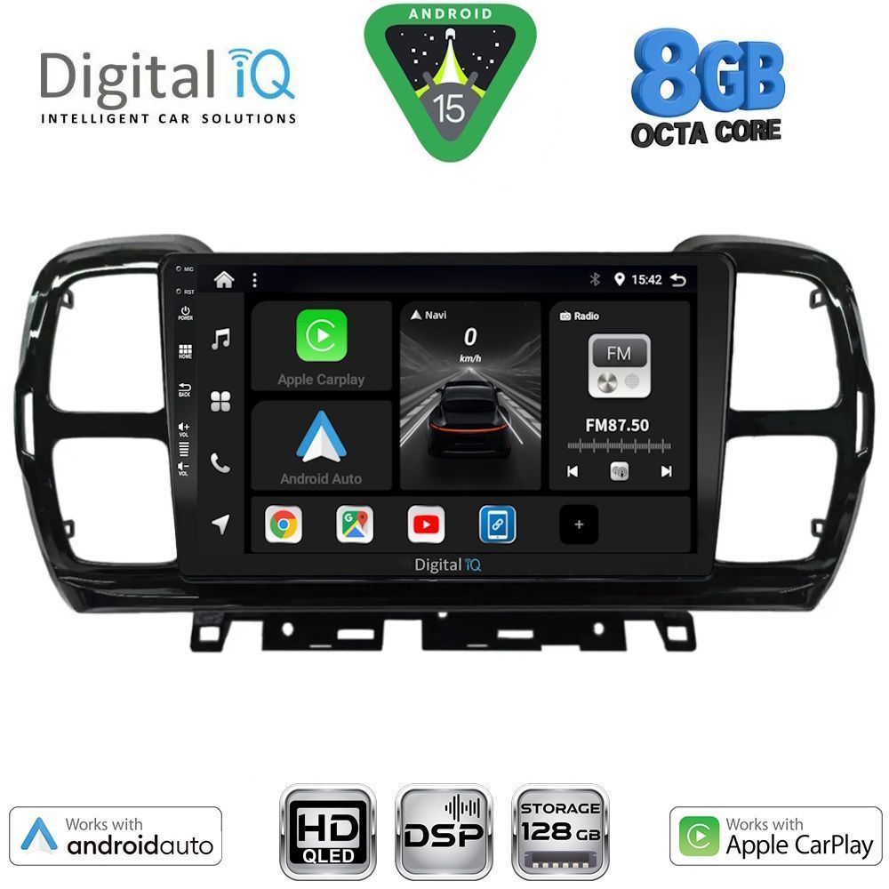 Βλησαρούλης Car Center - DIGITAL IQ BXF 7088_CPAA (9inc) MULTIMEDIA TABLET for CITROEN C5 AIRCROSS mod. 2017-2021