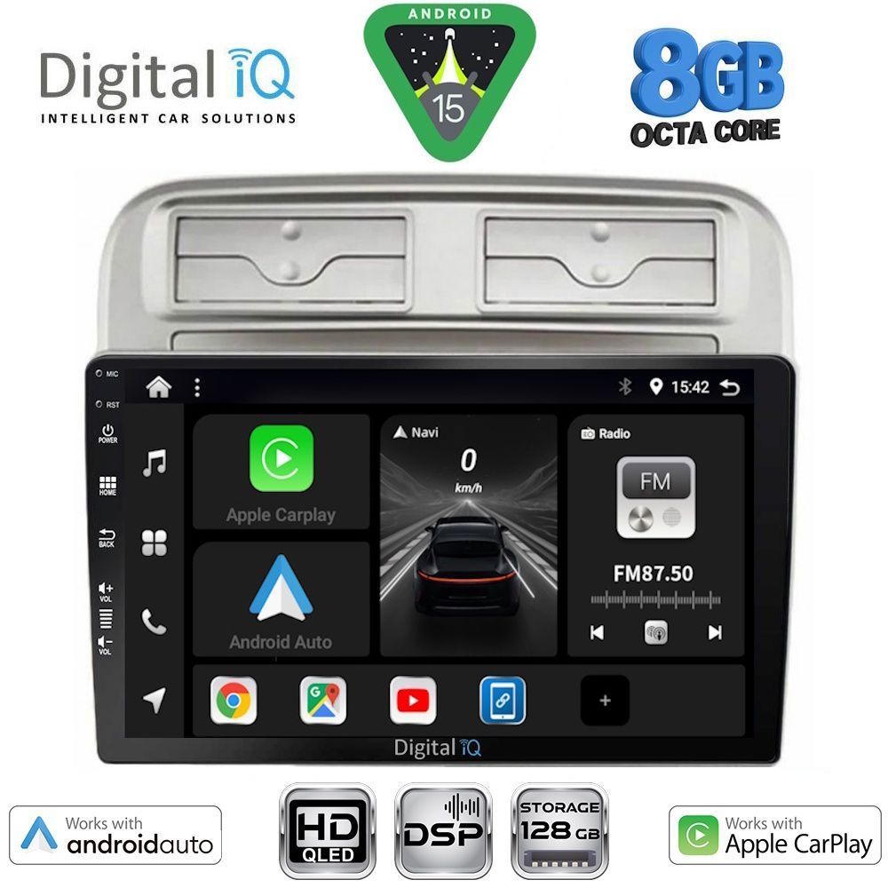 Βλησαρούλης Car Center - DIGITAL IQ BXF 7128_CPAA (9inc) MULTIMEDIA TABLET for FIAT GRANDE PUNTO mod. 2005-2012