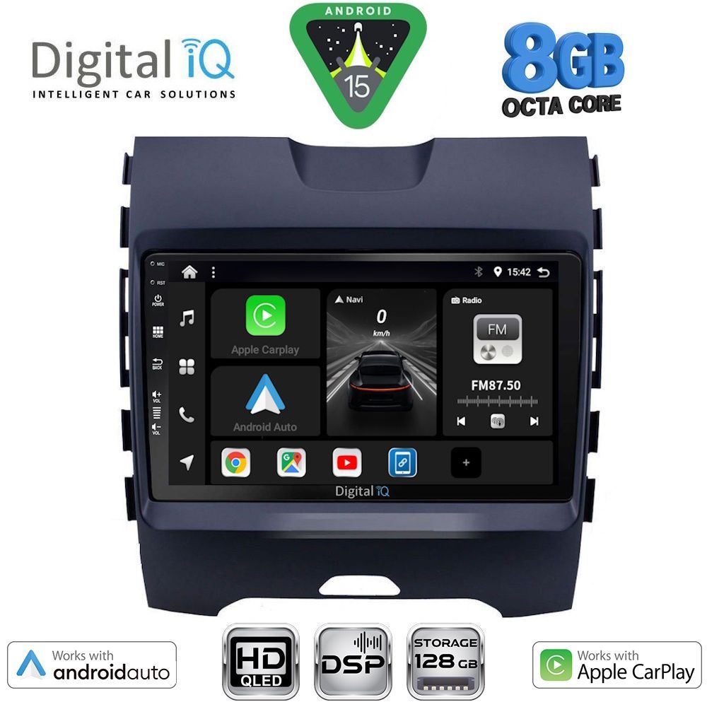 Βλησαρούλης Car Center - DIGITAL IQ BXF 7152_CPAA (9inc) MULTIMEDIA TABLET for FORD EDGE  mod. 2015>