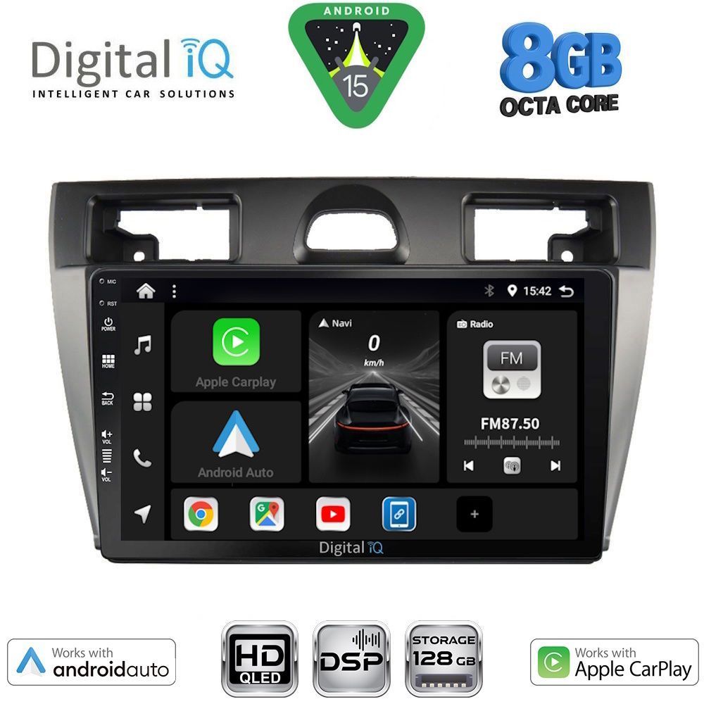 Βλησαρούλης Car Center - DIGITAL IQ BXF 7153_CPAA (9inc) MULTIMEDIA TABLET for FORD FIESTA mod. 2005-2008