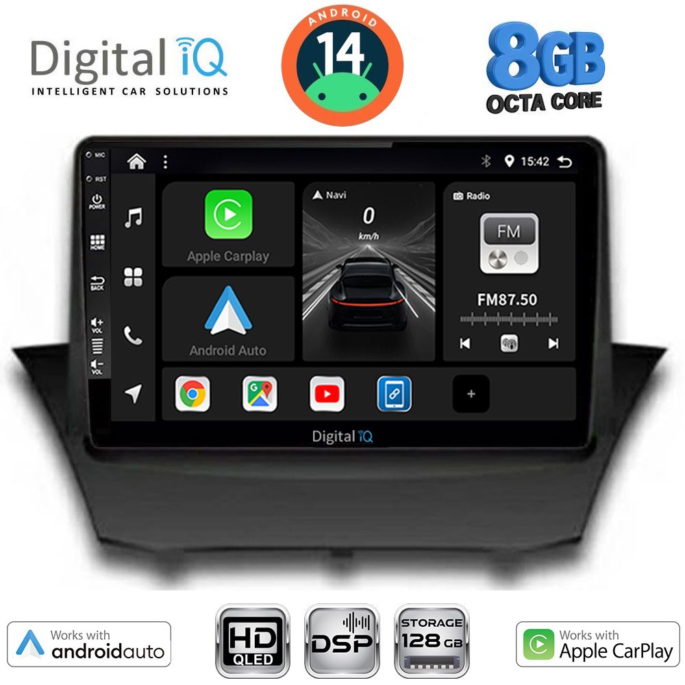 Βλησαρούλης Car Center - DIGITAL IQ BXF 7154A_CPAA (9inc) MULTIMEDIA TABLET for FORD FIESTA mod. 2008-2017