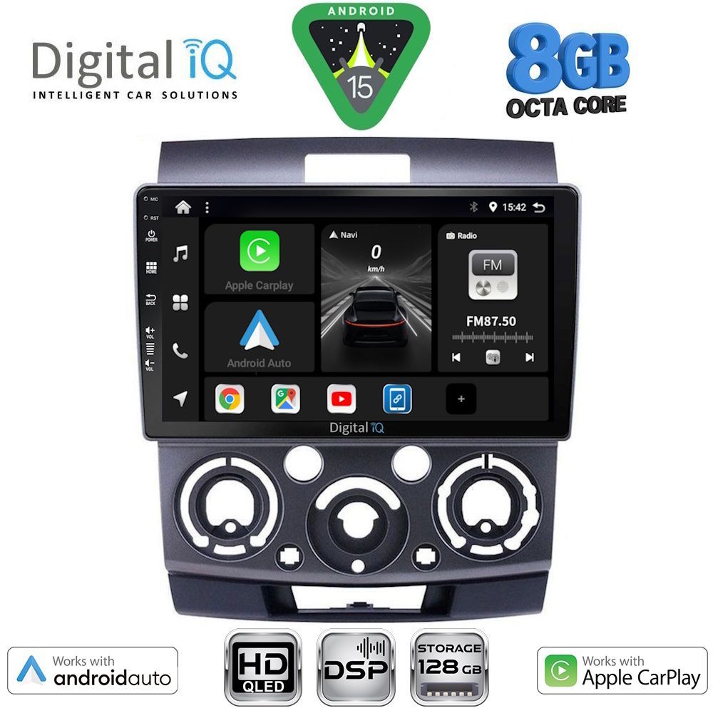 Βλησαρούλης Car Center - DIGITAL IQ BXF 7170_CPAA (9inc) MULTIMEDIA TABLET for FORD RANGER | MAZDA BT50 mod. 2006-2011