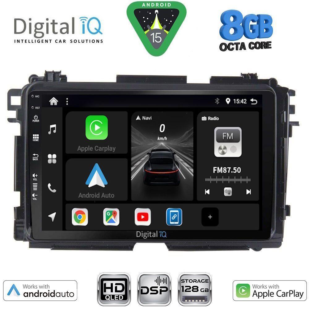 Βλησαρούλης Car Center - DIGITAL IQ BXF 7201_CPAA (9inc) MULTIMEDIA TABLET for HONDA HRV mod. 2015-2021