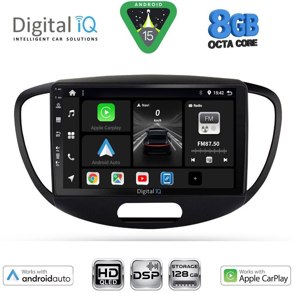 Βλησαρούλης Car Center - DIGITAL IQ BXF 7223_CPAA (9inc) MULTIMEDIA TABLET for HYUNDAI i10 mod. 2008-2013