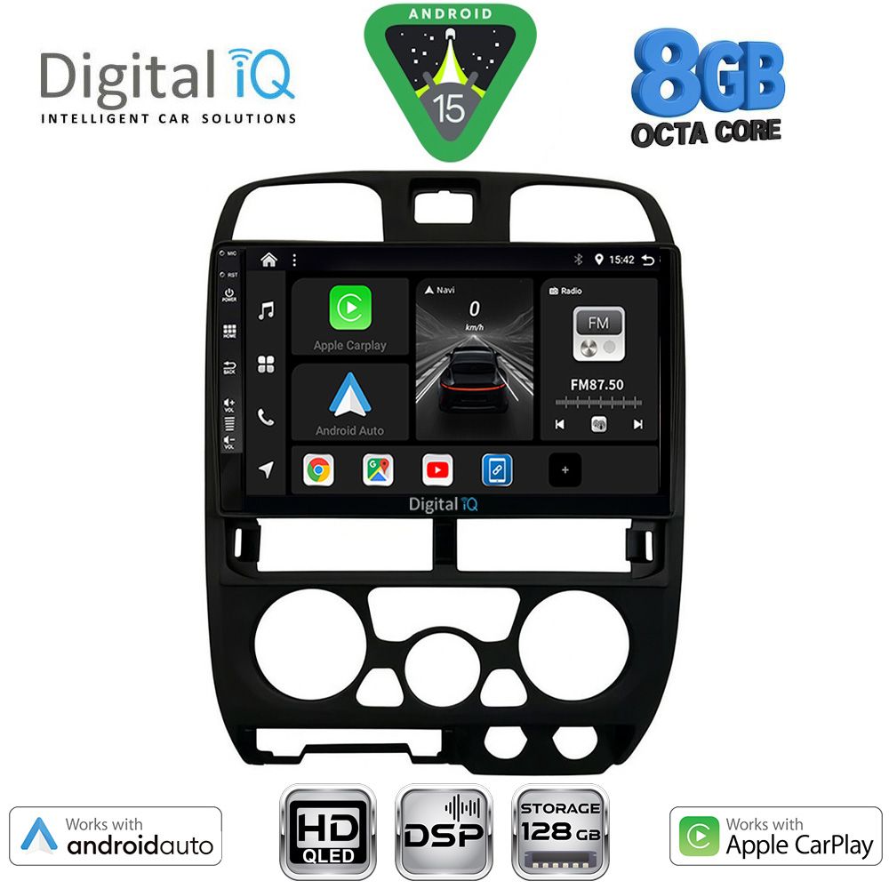 Βλησαρούλης Car Center - DIGITAL IQ BXF 7253BL_CPAA (9inc) MULTIMEDIA TABLET for ISUZU D-MAX mod. 2002-2008 (BLACK)