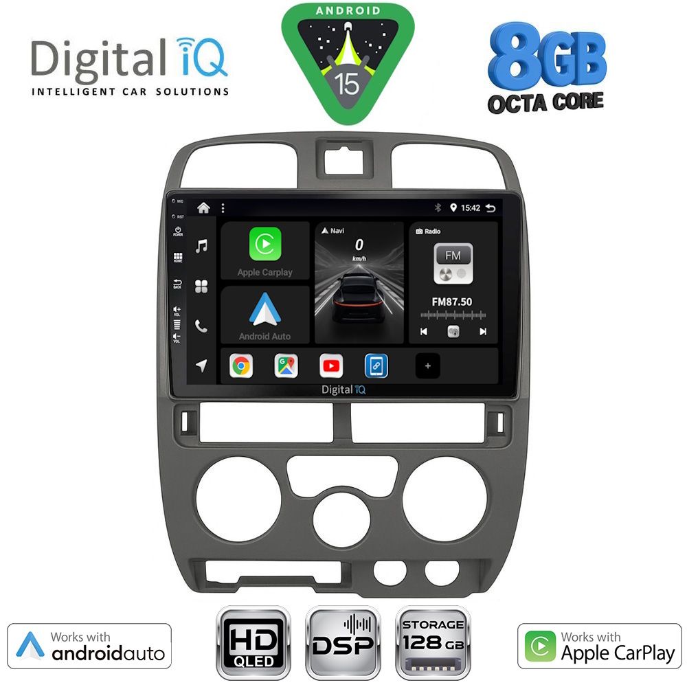 Βλησαρούλης Car Center - DIGITAL IQ BXF 7253GR_CPAA (9inc) MULTIMEDIA TABLET for ISUZU D-MAX mod. 2002-2008 (GREY)