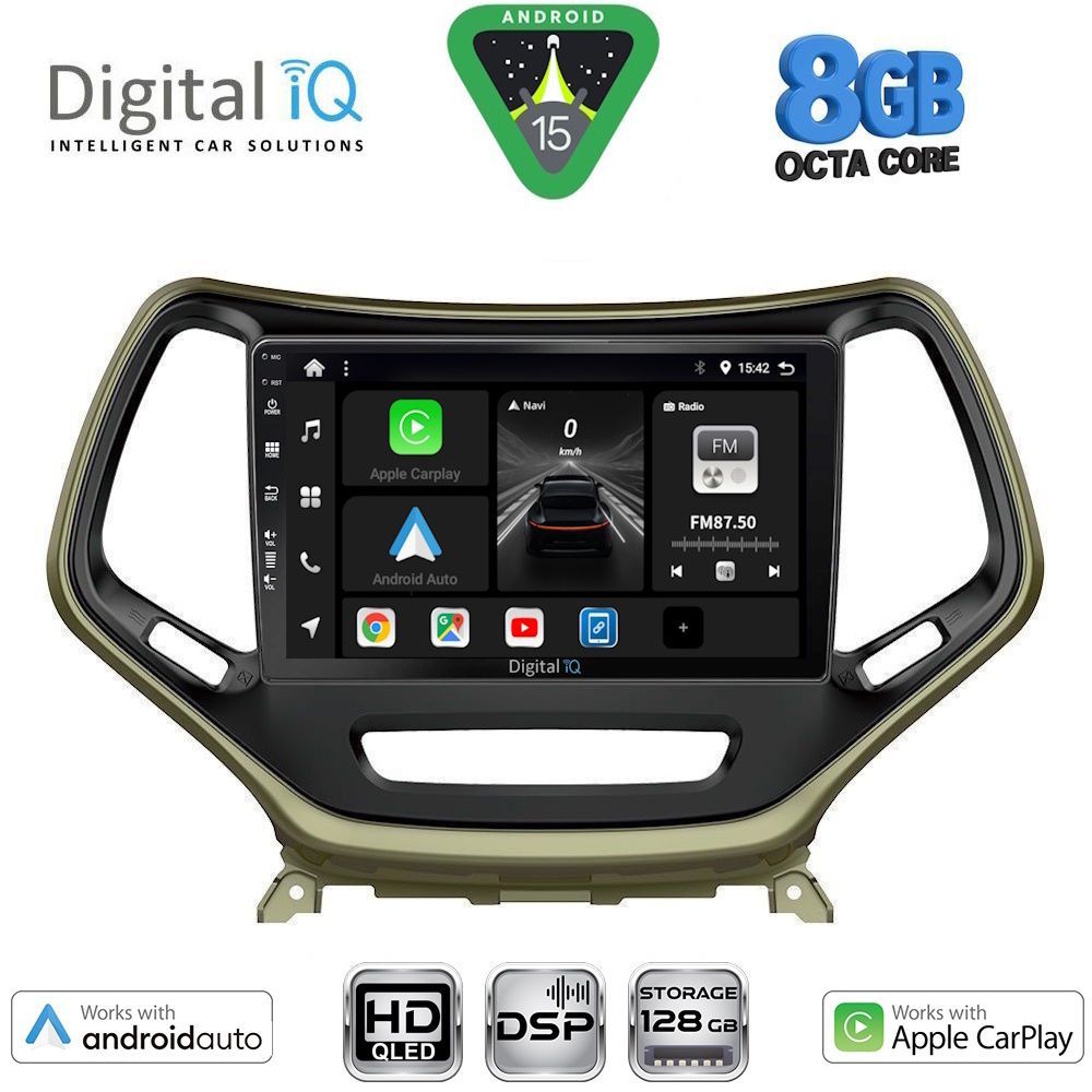 Βλησαρούλης Car Center - DIGITAL IQ BXF 7273_CPAA (10inc) MULTIMEDIA TABLET for JEEP CHEROKEE mod. 2014>