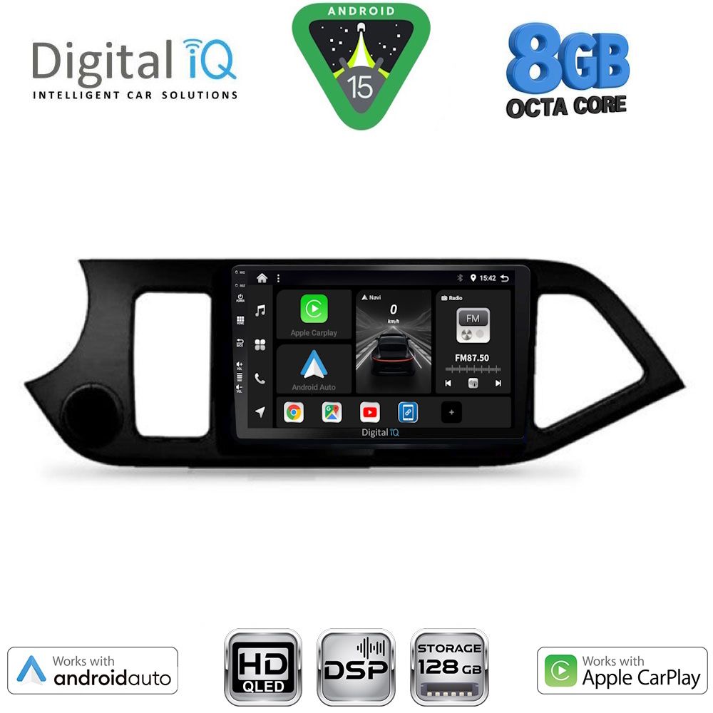 Βλησαρούλης Car Center - DIGITAL IQ BXF 7308_CPAA (9inc) MULTIMEDIA TABLET for KIA PICANTO mod. 2011-2017
