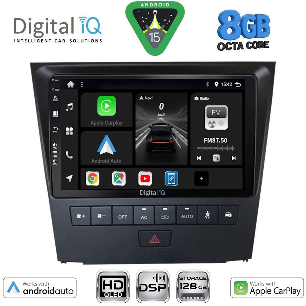 Βλησαρούλης Car Center - DIGITAL IQ BXF 7341_CPAA (9inc) MULTIMEDIA TABLET for LEXUS GS mod. 2004-2011