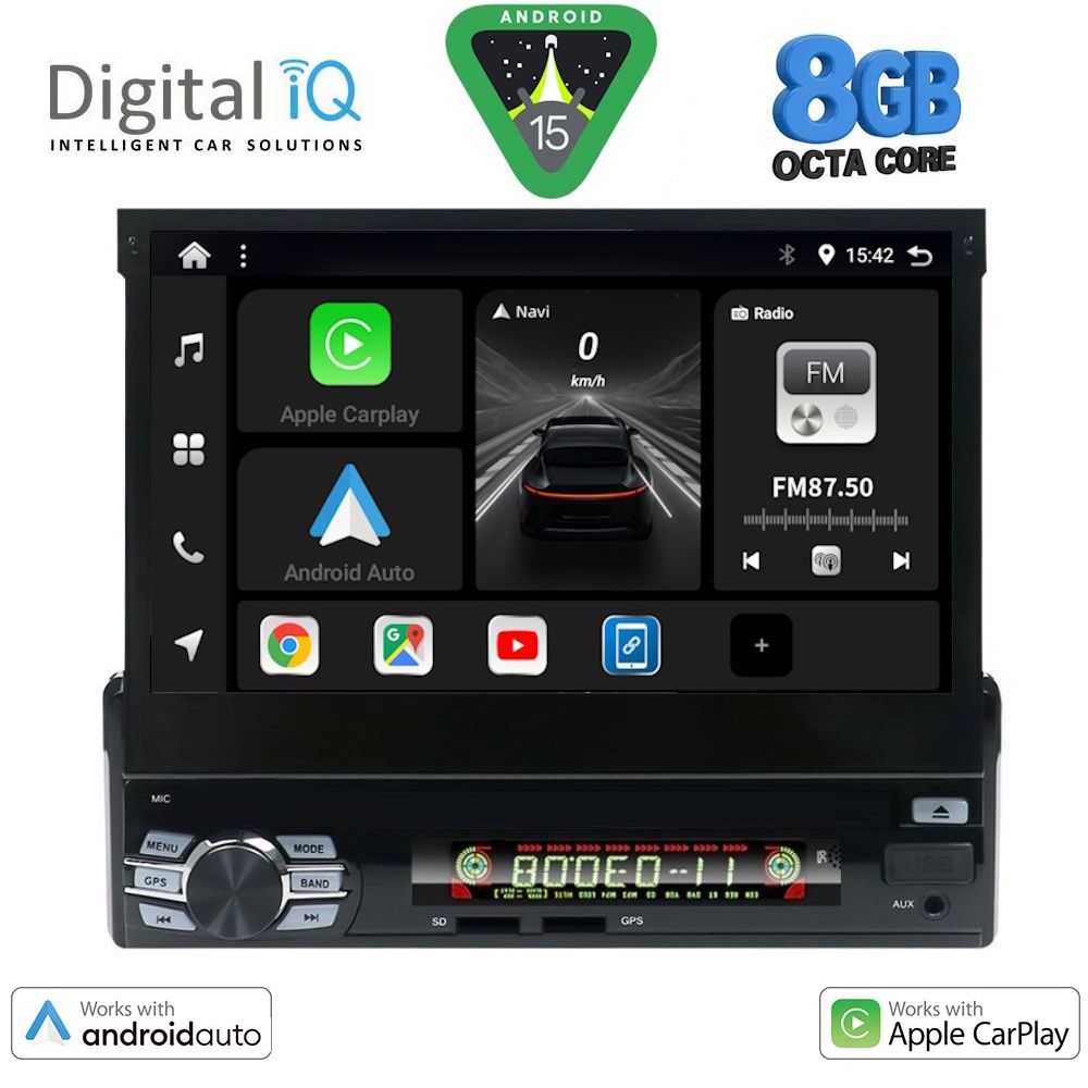Βλησαρούλης Car Center - DIGITAL IQ BXF 736_CPAA (7" DECK) MULTIMEDIA 1DIN