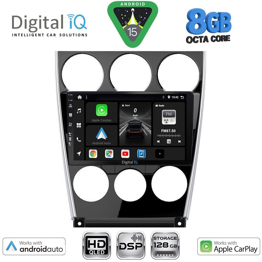 Βλησαρούλης Car Center - DIGITAL IQ BXF 7375_CPAA (9inc) MULTIMEDIA TABLET for MAZDA 6 (FACELIFT) mod. 2005-2008