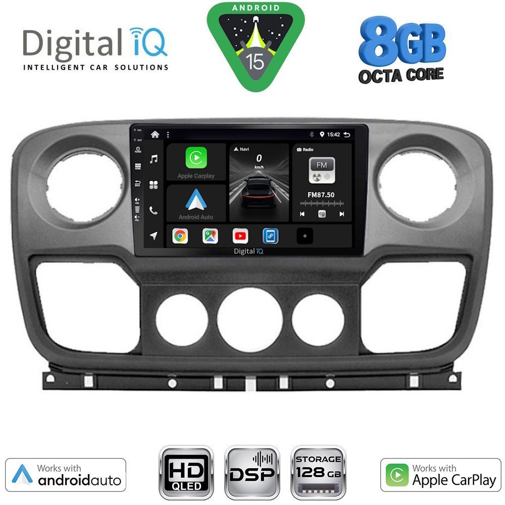 Βλησαρούλης Car Center - DIGITAL IQ BXF 7463_CPAA (10inc) MULTIMEDIA TABLET for NISSAN NV400 - OPEL MOVANO - RENAULT MASTER mod. 2010-2020