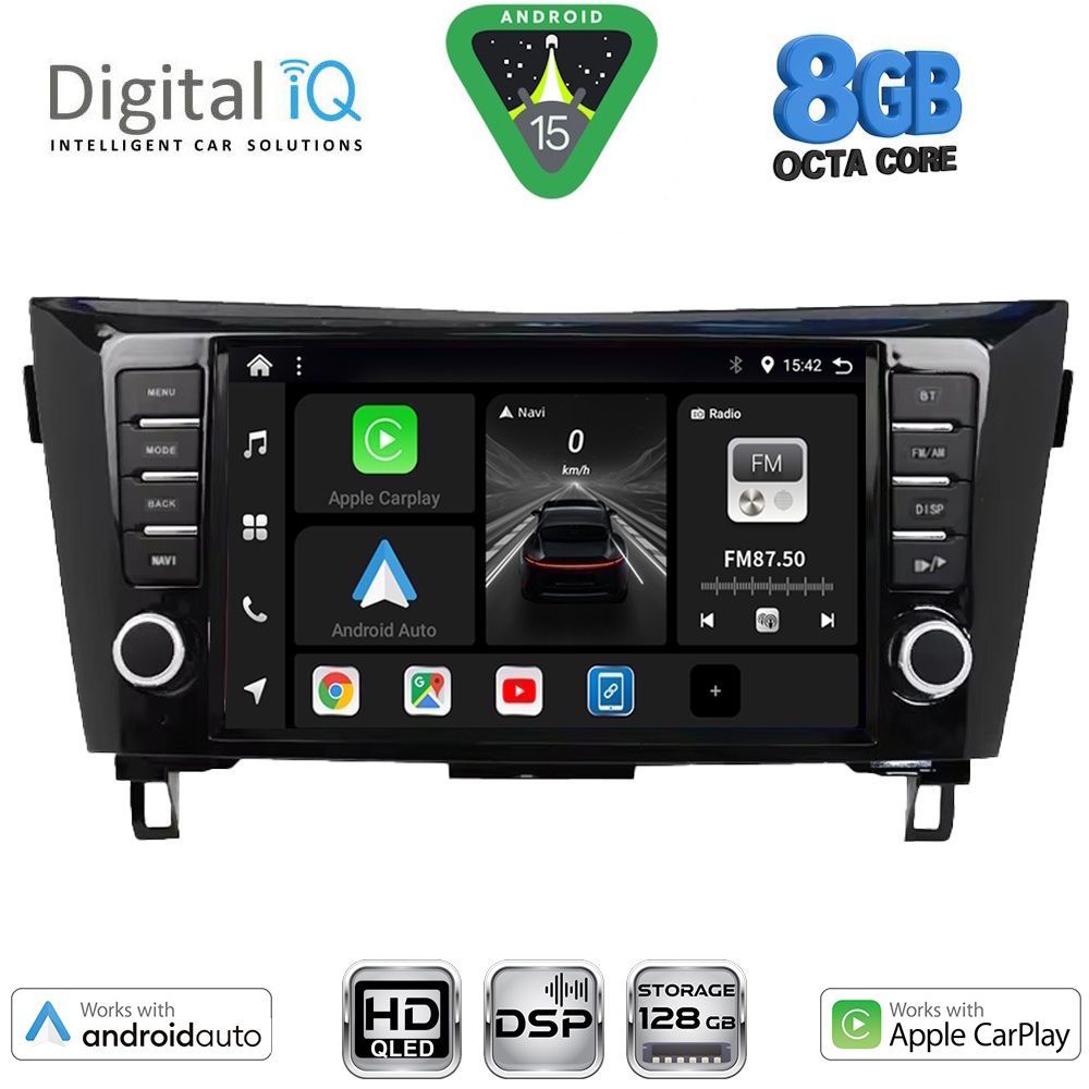 Βλησαρούλης Car Center - DIGITAL IQ BXF 7467_CPAA (9inc) MULTIMEDIA TABLET for NISSAN QASHQAI - XTRAIL mod. 2014-2021