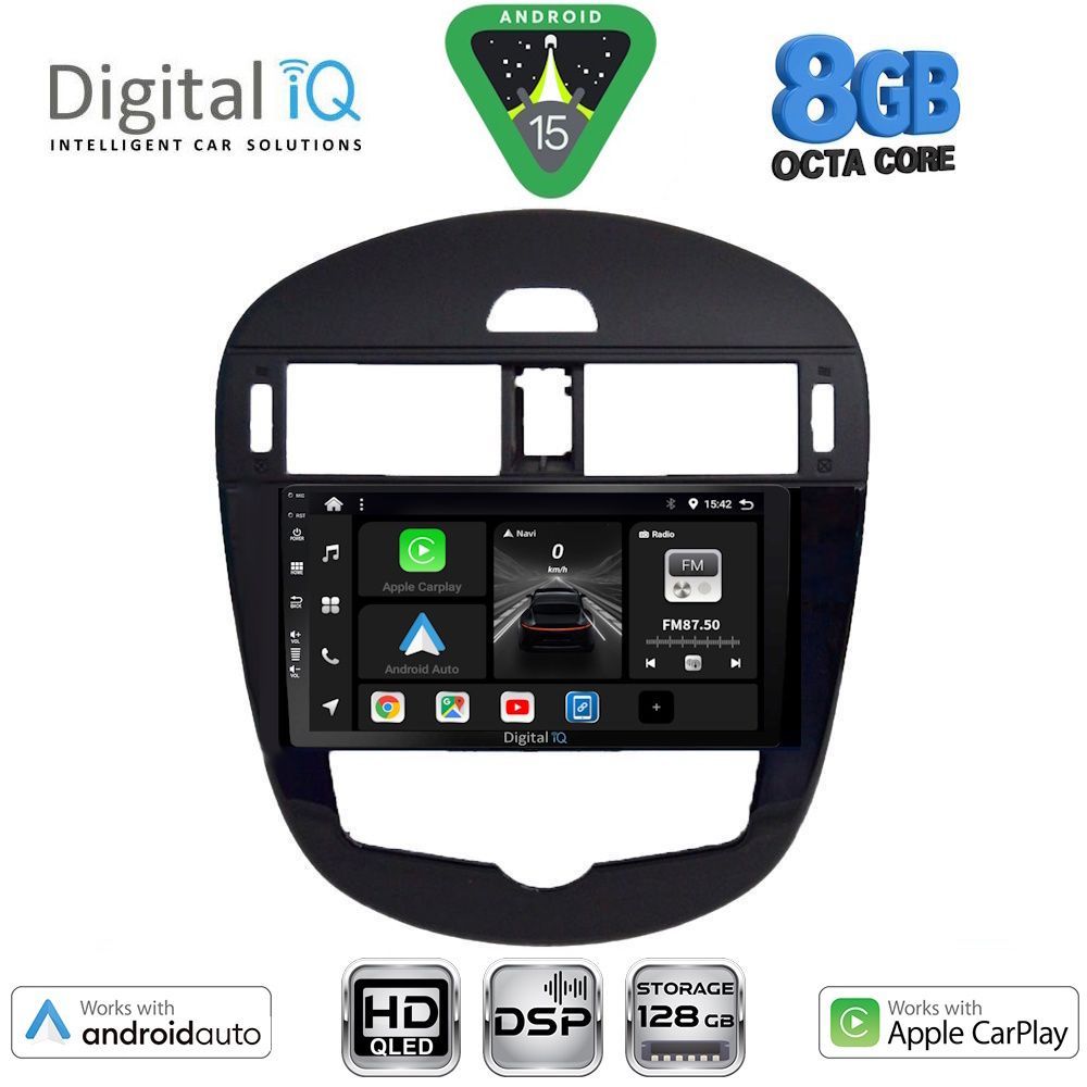 Βλησαρούλης Car Center - DIGITAL IQ BXF 7470_CPAA CLIMA (9inc) MULTIMEDIA TABLET for NISSAN PULSAR mod. 2014>