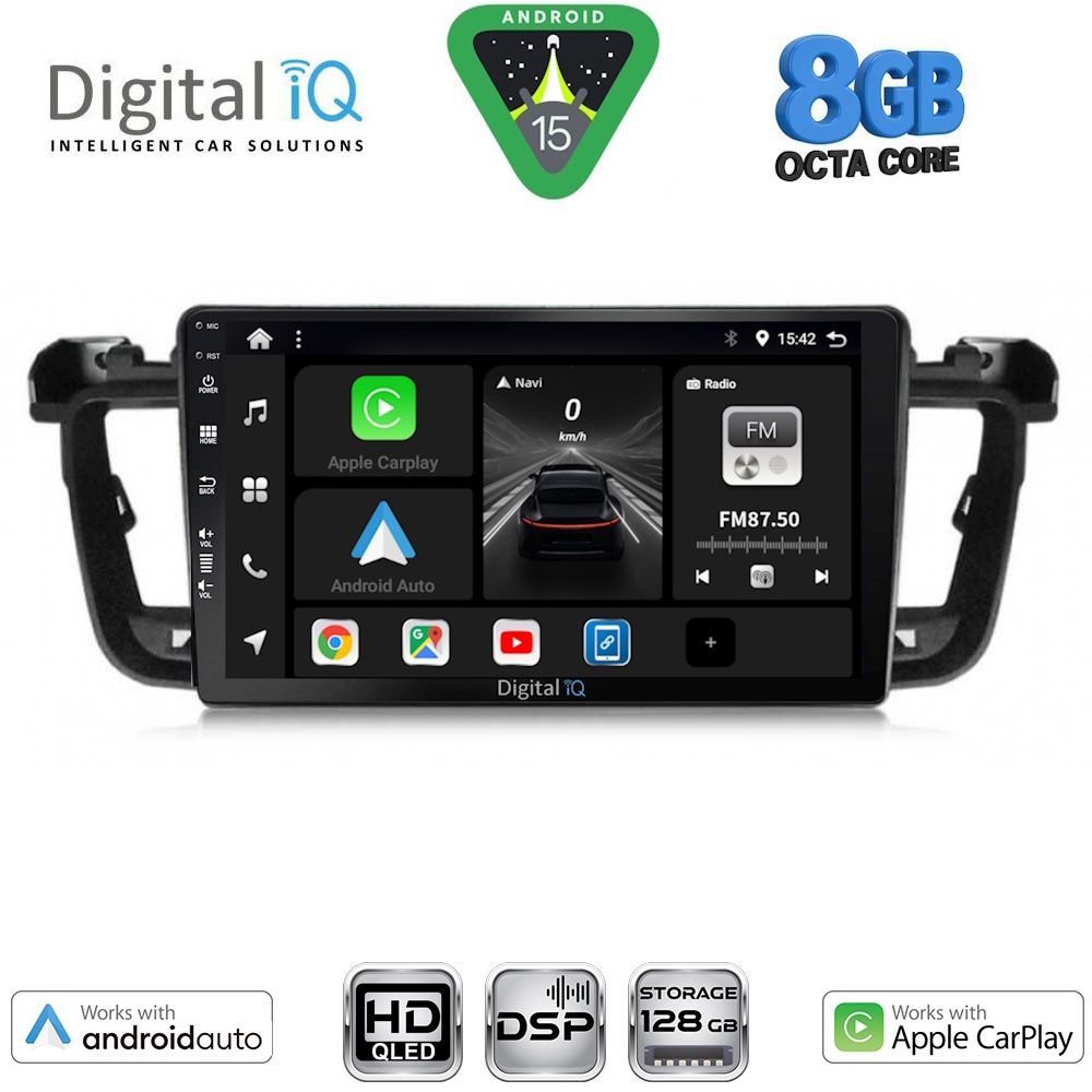 Βλησαρούλης Car Center - DIGITAL IQ BXF 7518_CPAA (9inc) MULTIMEDIA TABLET for PEUGEOT 508 mod. 2010-2016