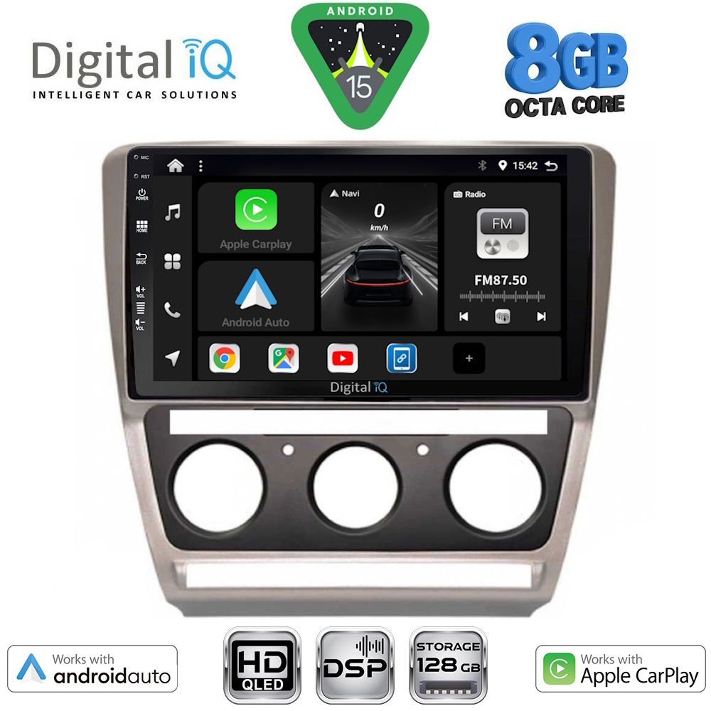 Βλησαρούλης Car Center - DIGITAL IQ BXF 7595_CPAA (10inc) MULTIMEDIA TABLET for SKODA OCTAVIA 5 mod. 2005-2012
