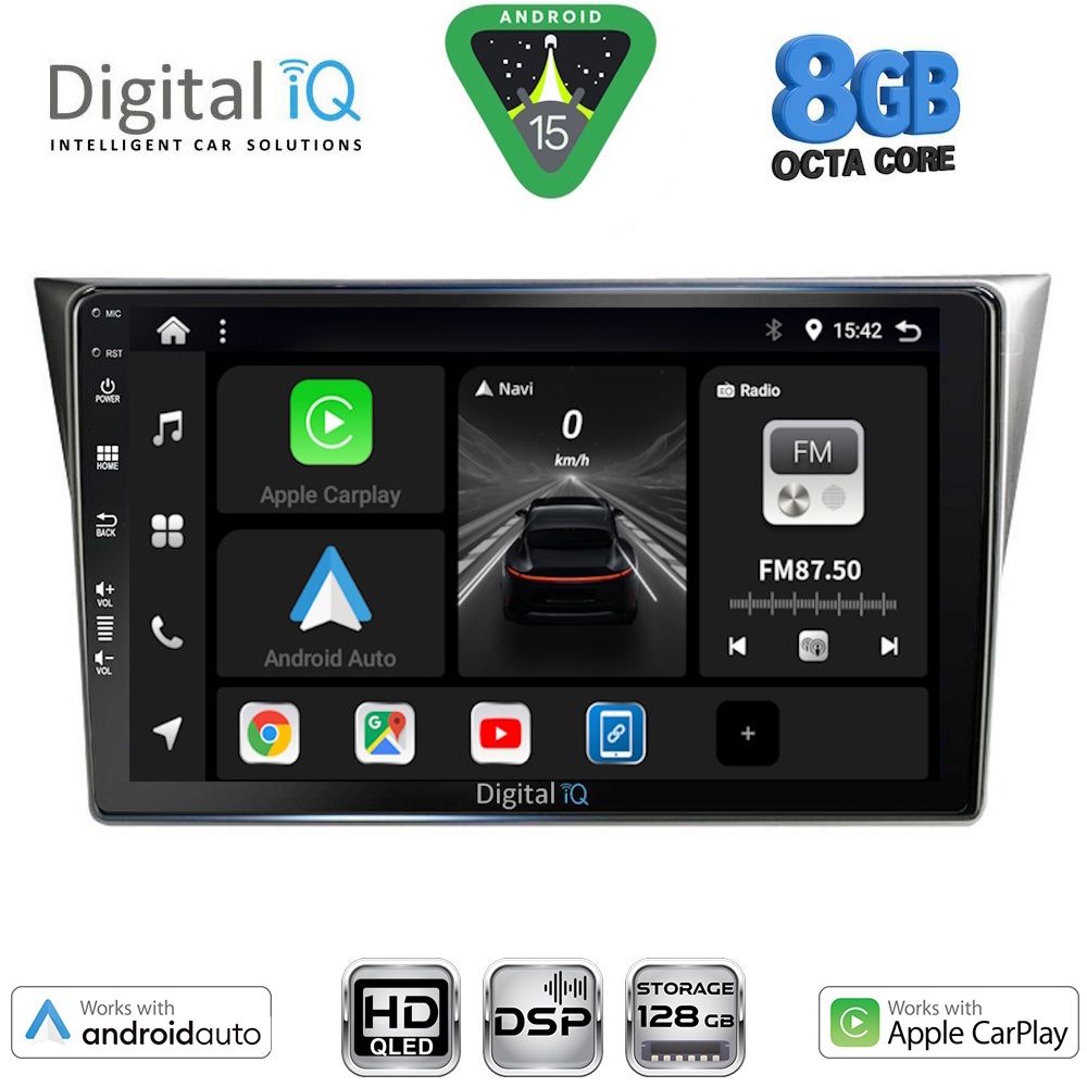 Βλησαρούλης Car Center - DIGITAL IQ BXF 7659_CPAA (9inc) MULTIMEDIA TABLET for SUBARU IMPREZA mod. 2002-2008