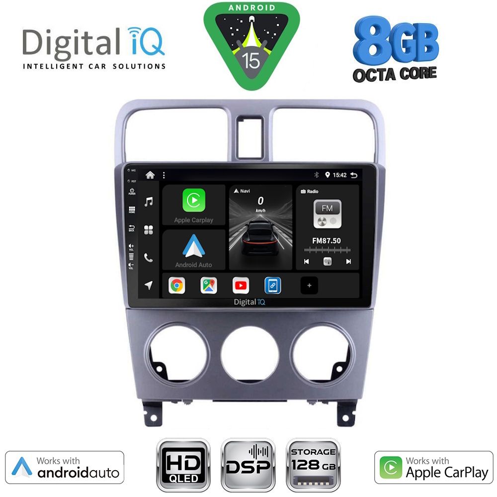 Βλησαρούλης Car Center - DIGITAL IQ BXF 7661_CPAA (9inc) MULTIMEDIA TABLET for SUBARU FORESTER  mod. 2002-2008