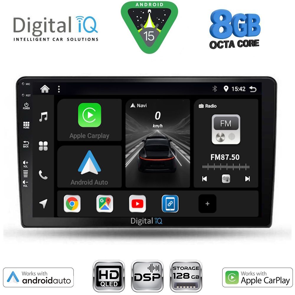 Βλησαρούλης Car Center - DIGITAL IQ BXF 7702_CPAA (9inc) MULTIMEDIA TABLET for TOYOTA AURIS mod. 2007-2012